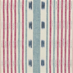 Lapland Stripe - Soft Cornflower, Cornflower, Damson, Lily Pink