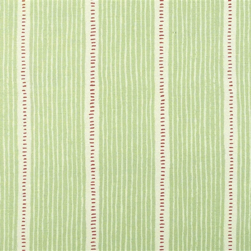 Stripe and Dash - Apple Green, Raspberry