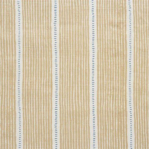 Stripe and Dash - Sand, Cornflower