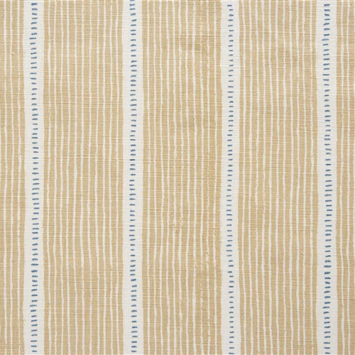 Stripe and Dash - Sand, Cornflower