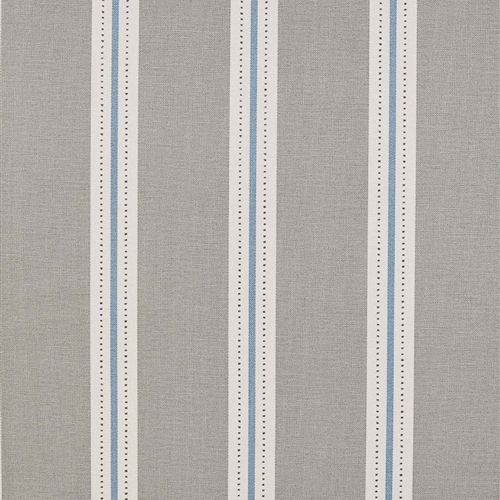 Stockholm Stripe - Scree, Soft Cornflower, Charcoal