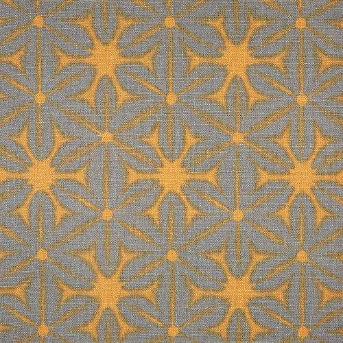 Shibori - Charcoal, Tangerine