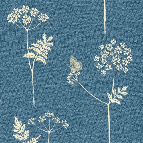 Cow Parsley - Cornflower, Duck Egg