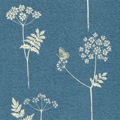 Cow Parsley - Cornflower, Duck Egg