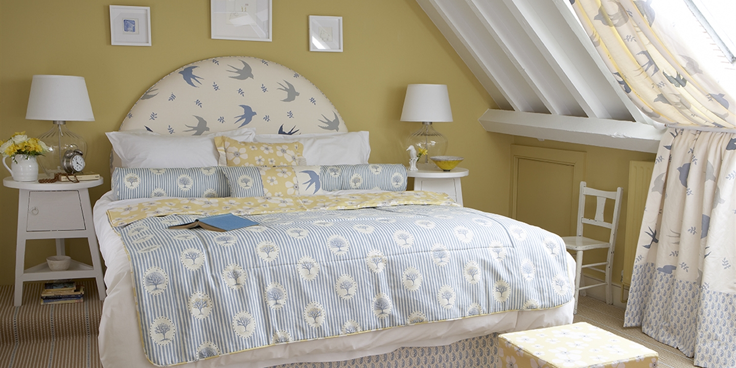 Upholstered Designer Bed Rounded Headboards For Kings, Double & Singles