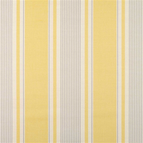 French Ticking - Buttercup, Clay - remnants