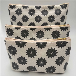May Blossom - Wash Bag - Charcoal