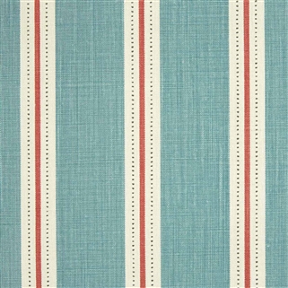 Stockholm Stripe - Teal, Tomato, Winter - Cut Lengths