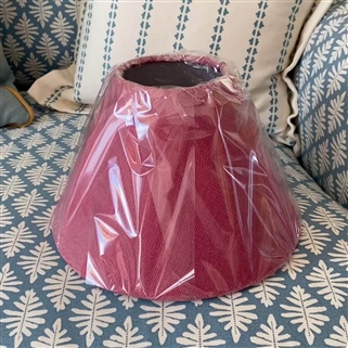 Plain Linen Union - Damson - empire, for lamp base - Was £86, Now £60