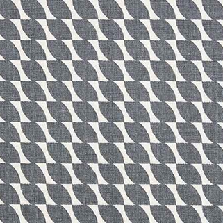 Sepals and Petals - Charcoal- Cut Lengths