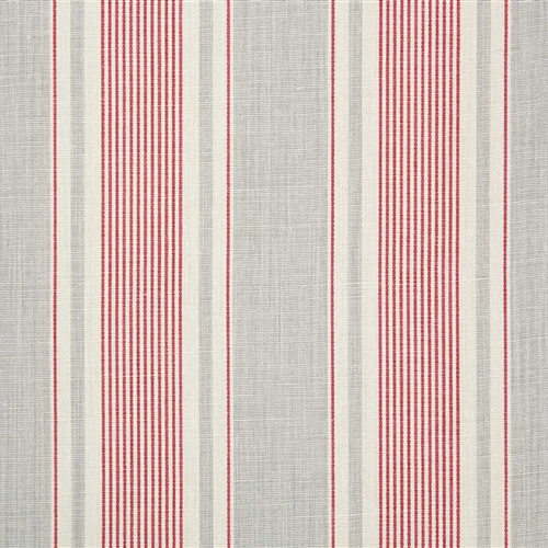 French Ticking - Clay, Damson- Cut Lengths