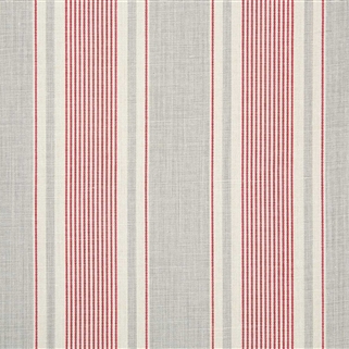 French Ticking - Clay, Damson- Cut Lengths