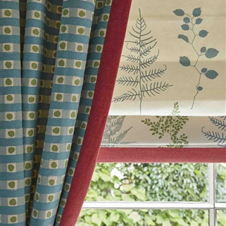 Short LHS Single Curtain - Dotty Check - Was £510, NOW £306