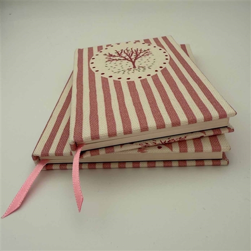 Four Seasons Notebook - Sea Pink, Olive