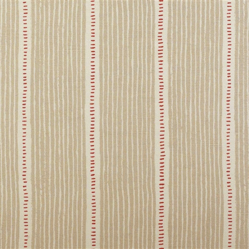 Stripe and Dash - Limestone, Raspberry - Cut Lengths