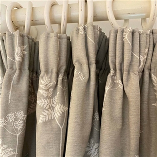 Pair of Curtains - Cow Parsley