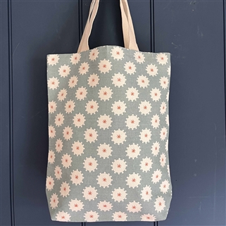 Tote Bag - May Blossom, Smoke, Peach and Fern and Dragonfly, Smoke 