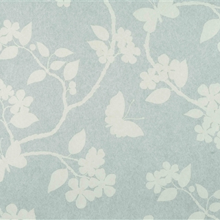 Flora and Fauna - Wall Covering - Duck Egg );