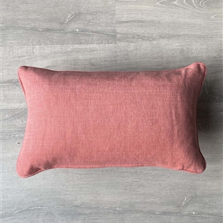 Plain Linen Union - Soft Raspberry - recetangle