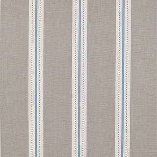Stockholm Stripe - Scree, Soft Cornflower, Charcoal - Cut Lengths