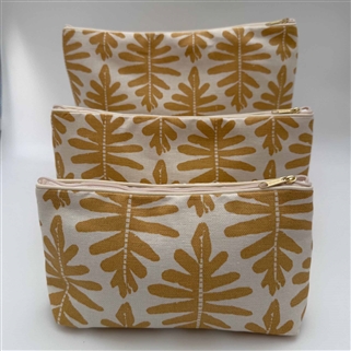 Wild Fern - Wash Bag - Ochre