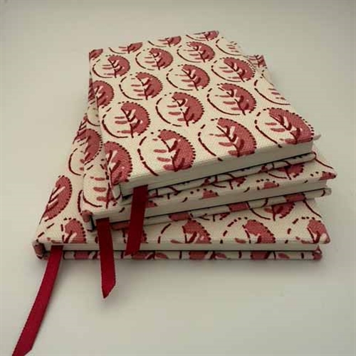Little Leaf Notebook - Raspberry