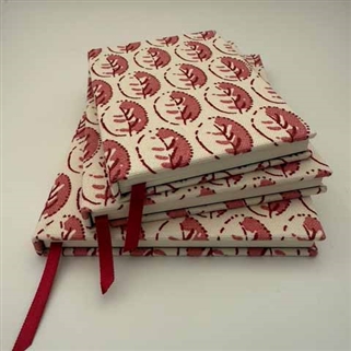 Little Leaf Notebook - Raspberry
