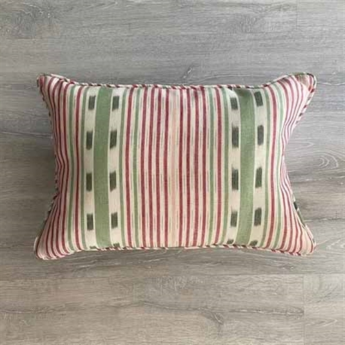 Lapland Stripe - Moss, Lichen, Damson, Lily Pink - rectangle