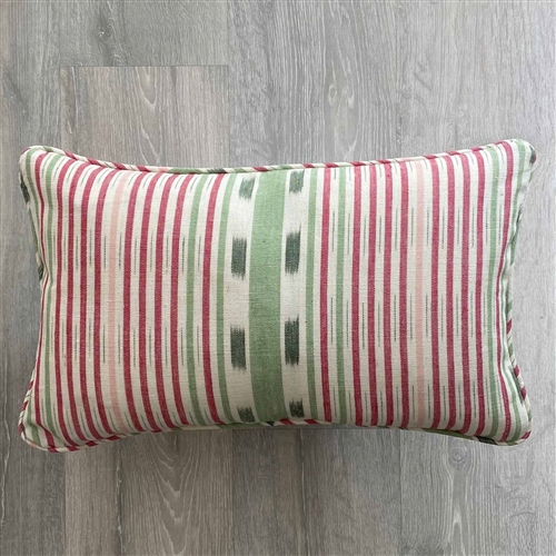 Lapland Stripe - Moss, Lichen, Damson, Lily Pink - rectangle