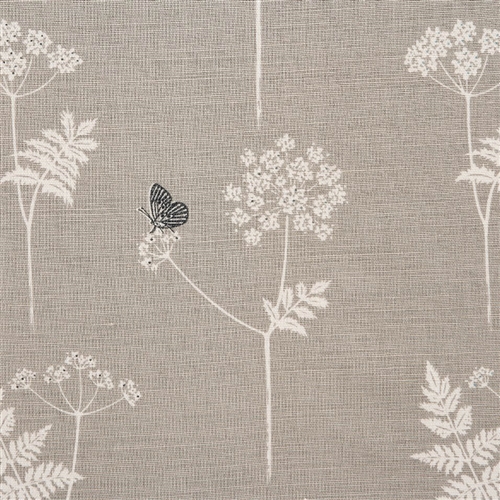 Cow Parsley  - Dove, Charcoal - Cut Lengths