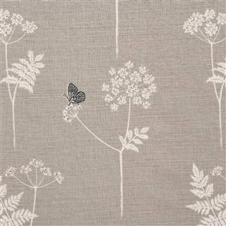 Cow Parsley  - Dove, Charcoal - Cut Lengths