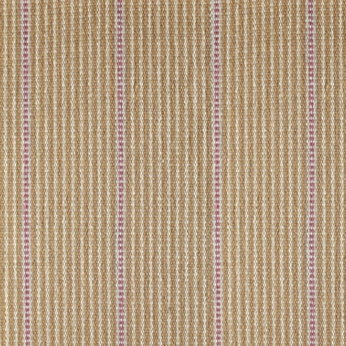 Stair or Floor Runner - Stripe and Dash - Mouse and Cranberry 