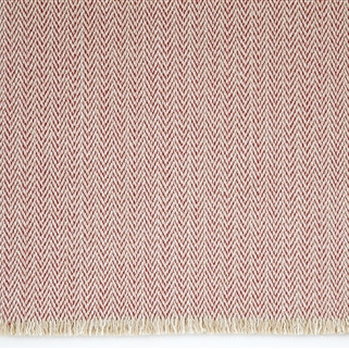 Stair or Floor Runner - Herringbone Rose