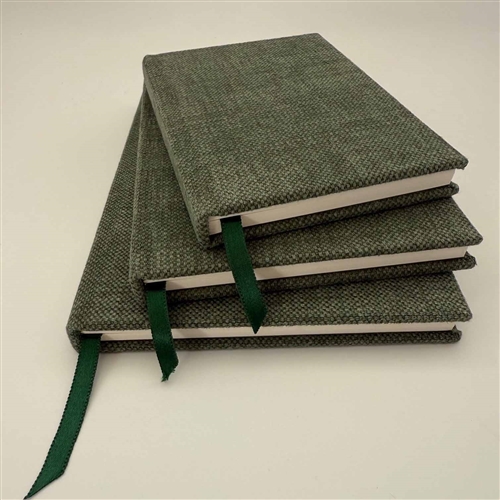 Plain Linen Union Notebook - Lichen