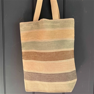 Tote Bag - Fern & Dragonfly, Smoke and Scandi Stripe, Cool 