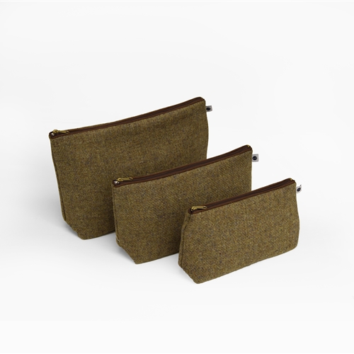 Harris Tweed - Wash Bag - Heather