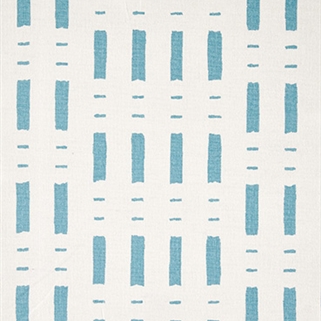 Espalier Stripe - Powder Blue - Discontinued - By the Metre