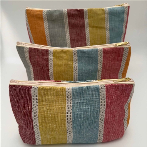Scandi Stripe - Wash Bag - Warm