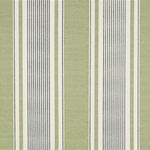 French Ticking - Field Green, Charcoal - Cut Lengths