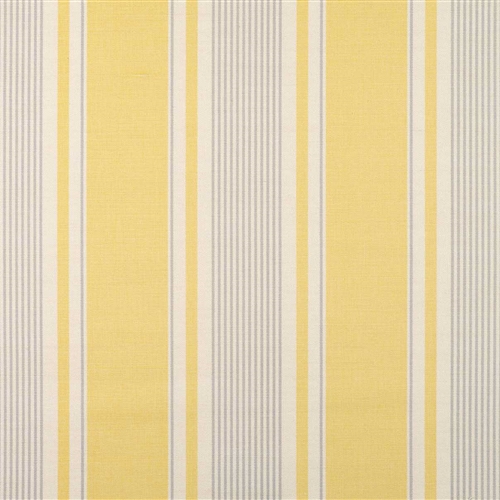 French Ticking - Buttercup, Clay - Cut Lengths