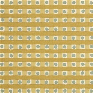 Dotty Check - Soft Ochre, Ochre, Smoke - Cut Lengths