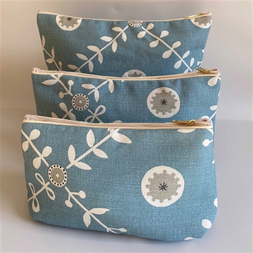 Fruit Garden - Wash Bag - Powder Blue, Pigeon, Charcoal