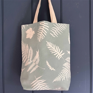 Tote Bag - Pretty Maids, Clay, Sweet Pea and Fern and Dragonfly, Smoke 