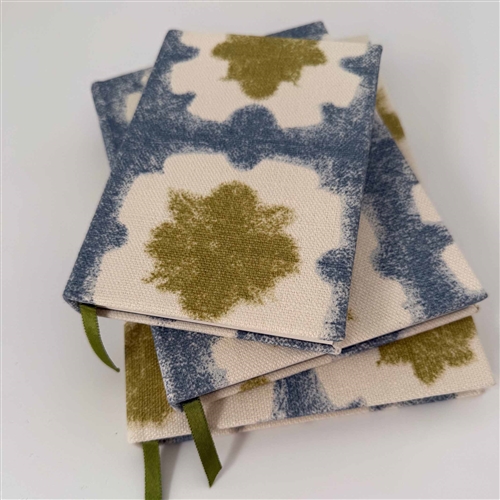 Origami Notebook - Indigo, Kale