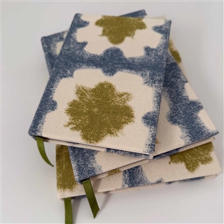 Origami Notebook - Indigo, Kale